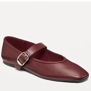 Old Navy Ballet Flats Burgandy